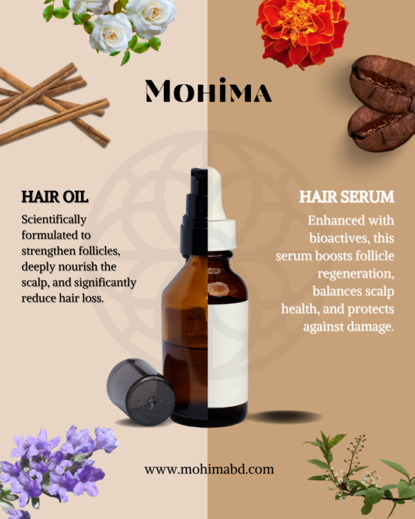 🌿 Mohima Organic Anti Hairfall Combo - সম্পূর্ণ অর্গানিক চুলের যত্ন 🌿 - Image 2